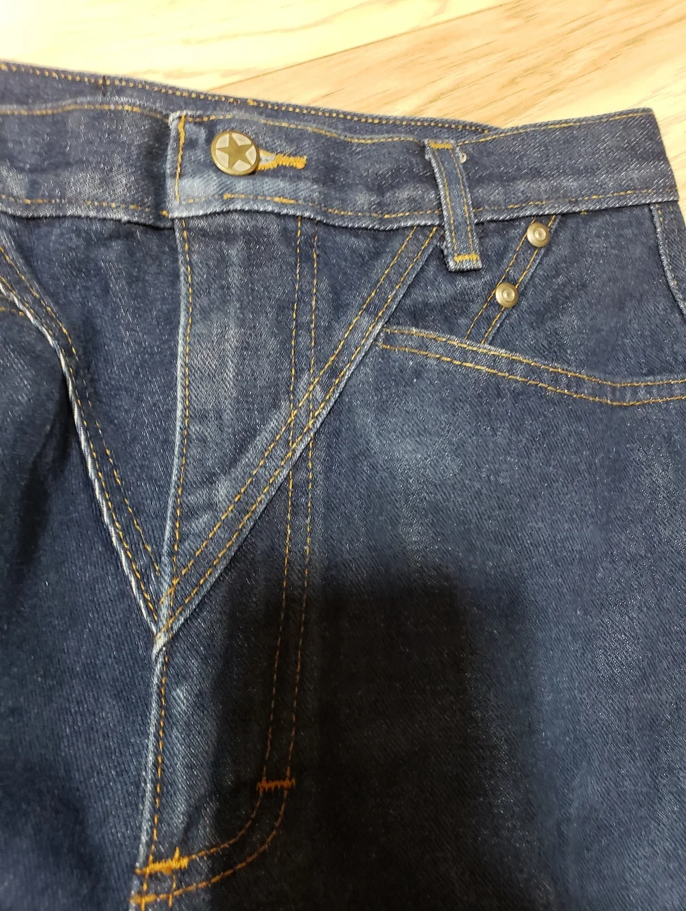 Ozark Mountain Women Size 28 Starched Press New Condition Jeans Cowgirl Western - Picture 4 of 4